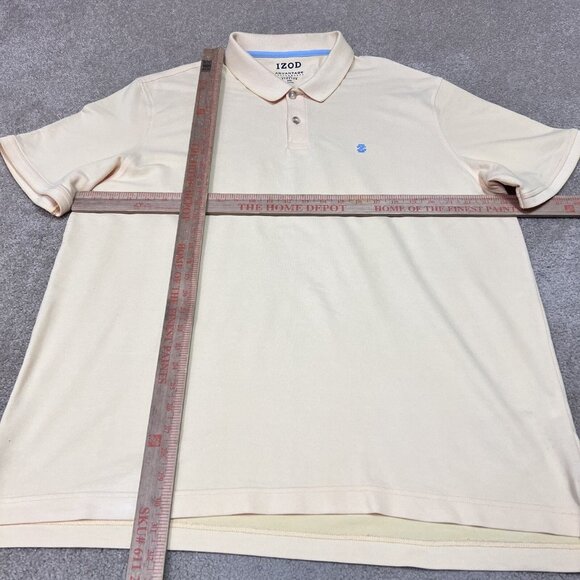 Izod Polo Men’s Yellow Short Sleeve Size XXL - Picture 2 of 11